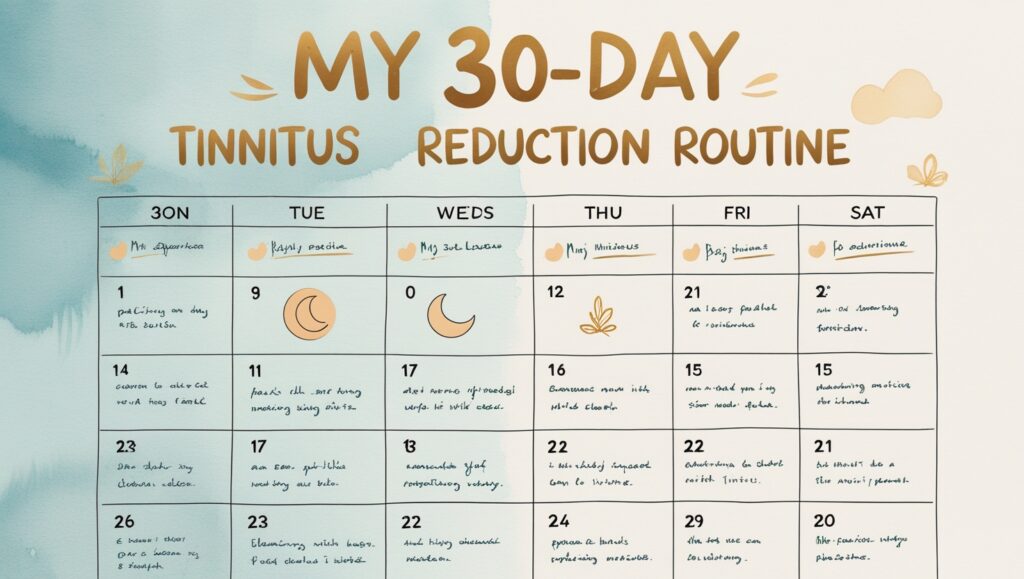 My 30-Day Tinnitus Reduction Routine