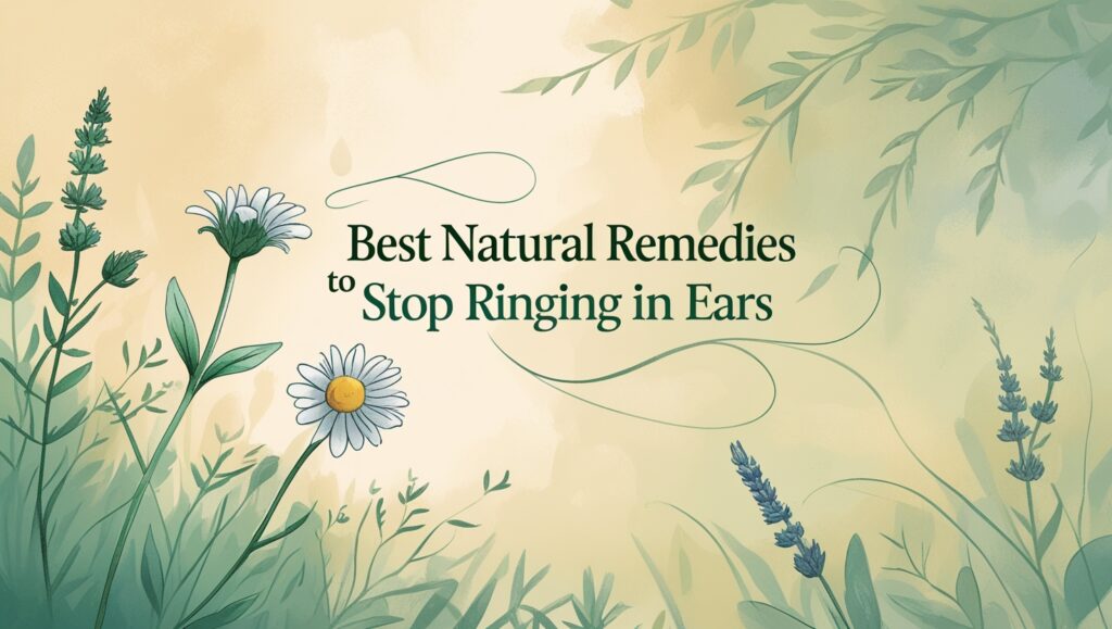Best Natural Remedies to Stop Ringing in Ears