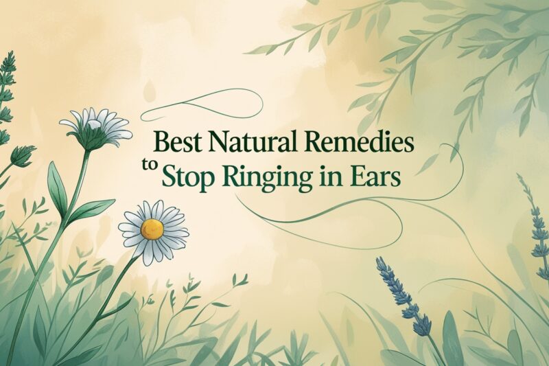Best Natural Remedies to Stop Ringing in Ears