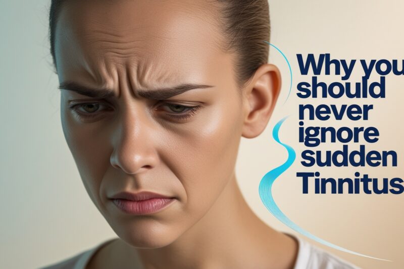Why You Should Never Ignore Sudden Tinnitus